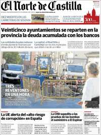 Portada de Norte de Castilla - Segovia (España)