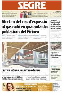 Portada de Segre (España)