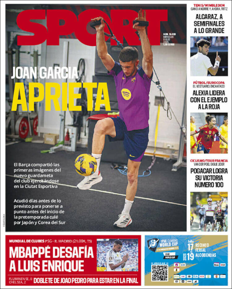 Portada de Sport (España)
