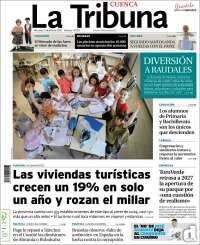Portada de La Tribuna de Cuenca (Spain)