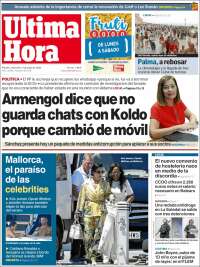 Portada de Última Hora (España)
