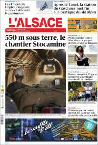 Portada de Journal L'Alsace (France)