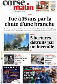 Portada de Corse-Matin (France)