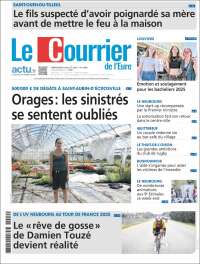 Portada de Le Courrier de l'Ouest (France)