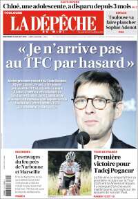 Portada de La Dépêche du Midi (France)