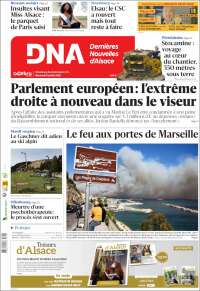 Portada de Les Dernières Nouvelles d'Alsace (France)