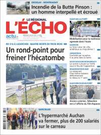 Portada de L'Echo de la Haute-Vienne (France)