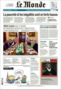 Portada de Le Monde (France)