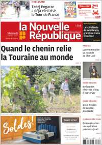 Portada de La Nouvelle Republique (France)