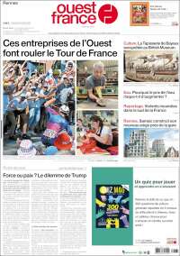 Portada de Ouest France (France)