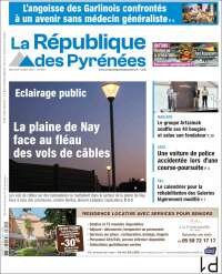 Portada de La République des Pyrénées (France)