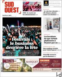 Portada de Sud Ouest (France)