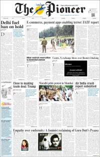 Portada de The Pioneer (India)