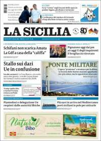Portada de La Sicilia (Italy)