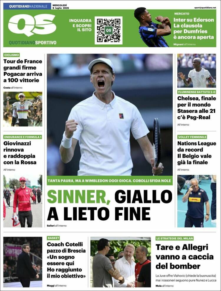 Portada de Quotidiano Sportivo (Italy)