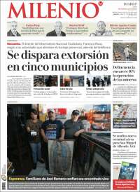 Portada de Milenio de León (Mexique)