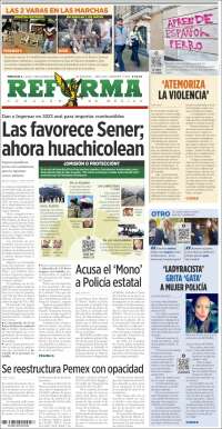 Portada de Reforma (Mexique)