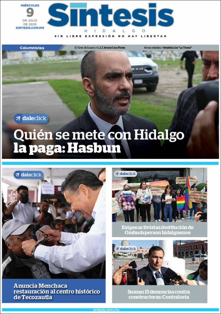 Portada de Sistesis - Hidalgo (Mexico)