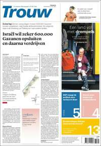 Portada de Trouw (Pays-Bas)
