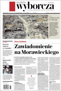 Portada de Gazeta Wyborcza (Pologne)