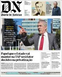 Portada de Diário de Noticias (Portugal)