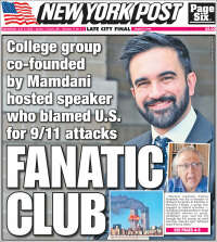 Portada de New York Post (États-Unis)