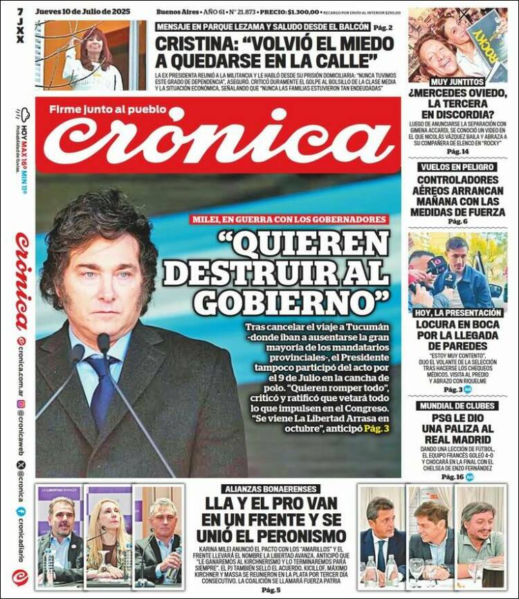 Portada de La Voz del Chaco (Argentine)