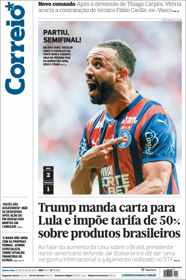 Portada de Correio* (Brasil)