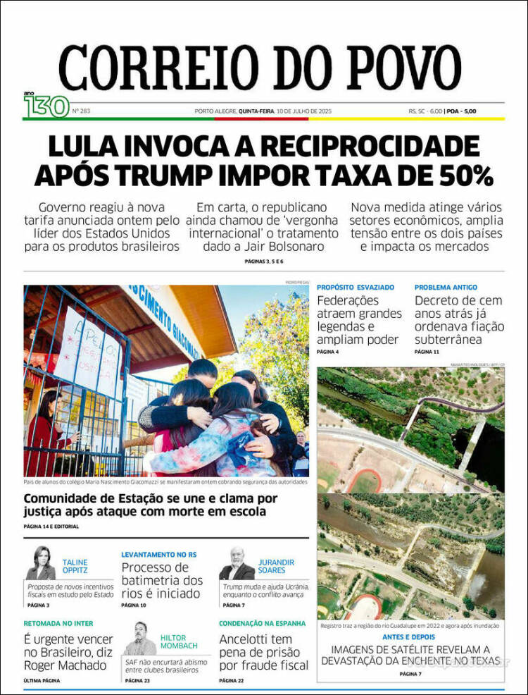 Portada de Correio Do Povo (Brasil)