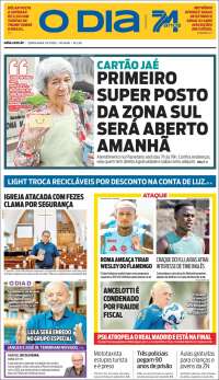 Portada de O Dia (Brasil)