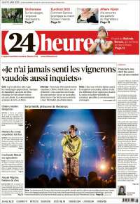Portada de 24 Heures (Switzerland)