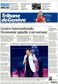 Portada de La Tribune de Genève (Switzerland)