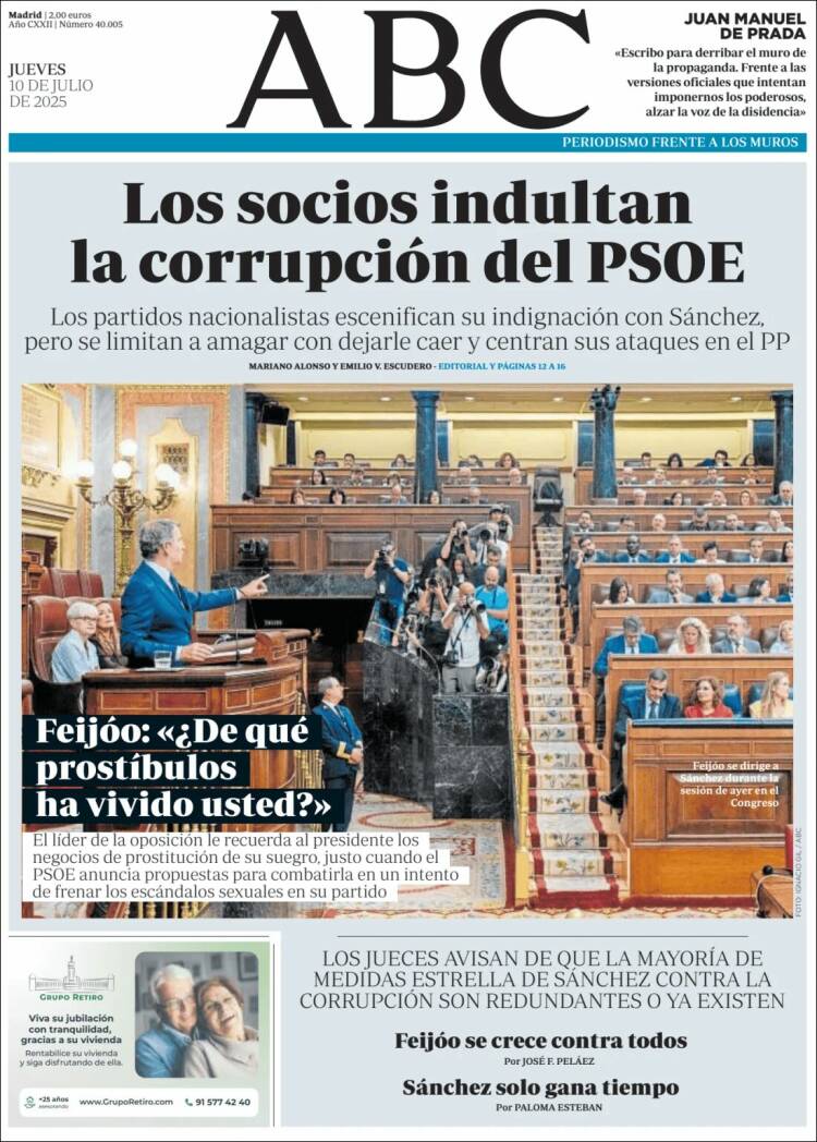 Portada de ABC (España)