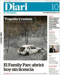 Portada de Diari de Tarragona (Espagne)