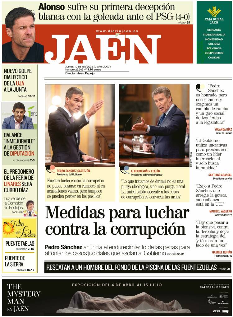 Portada de Diario Jaén (Spain)