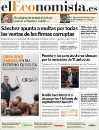 Portada de El Economista (Spain)