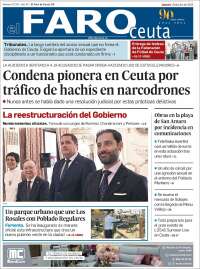 Portada de El Faro de Ceuta (España)