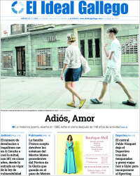 Portada de El Ideal Gallego (Espagne)