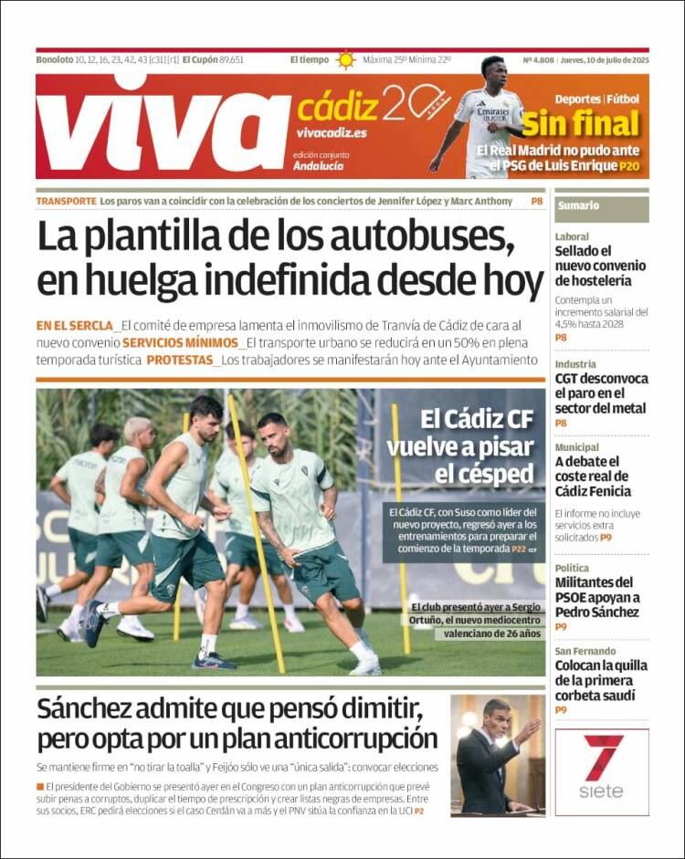 Portada de Información - Cadiz (España)