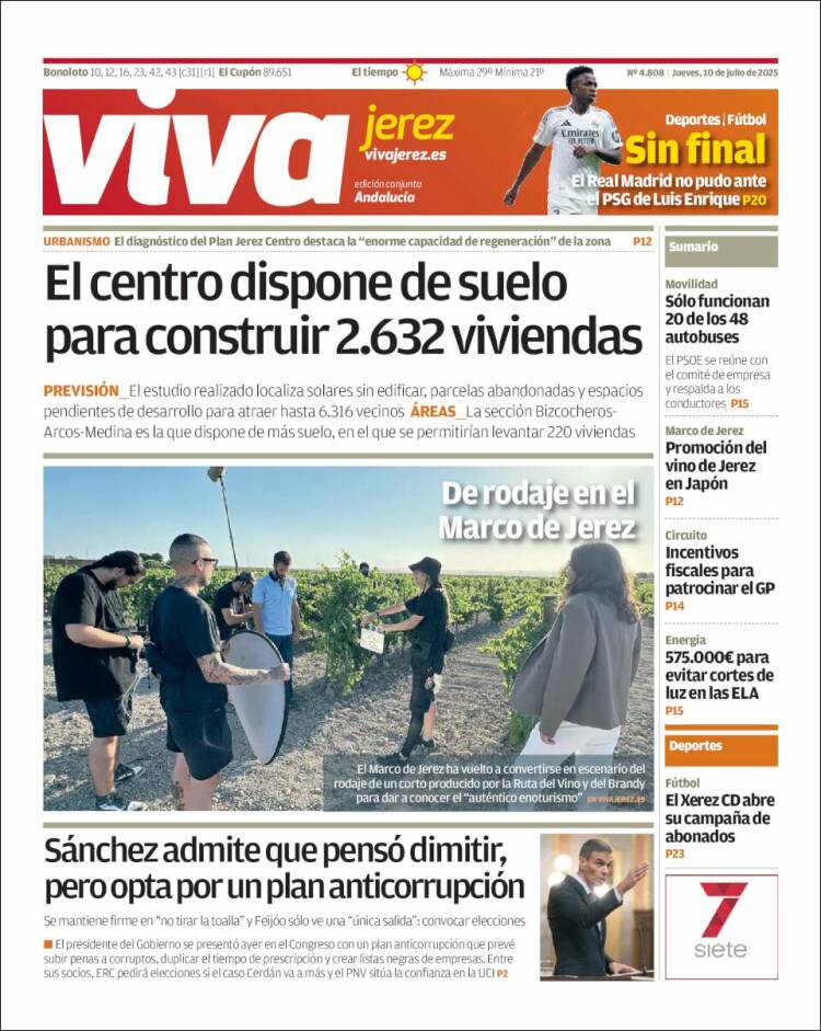 Portada de Información - Jerez (España)