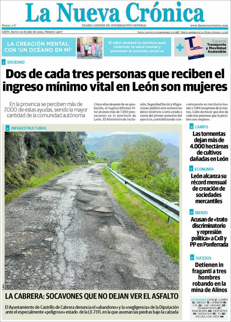 Portada de La Nueva Crónica (España)