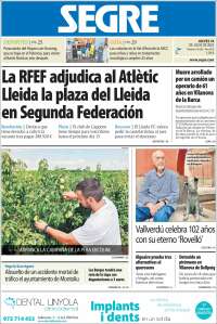 Portada de Segre  (España)