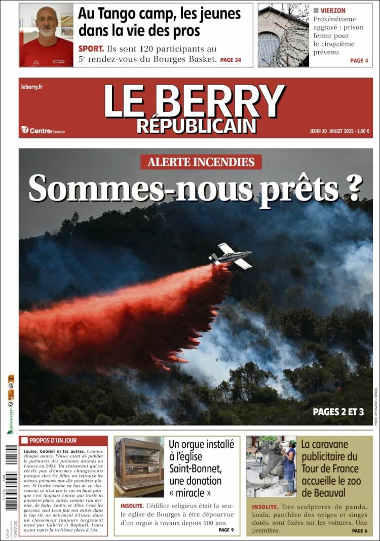 Portada de Berry Republicain (France)