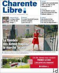 Portada de Charente Libre (Francia)