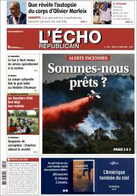 Portada de L'Echo Républicain (Francia)
