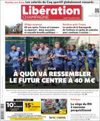 Portada de Libération Champagne (France)