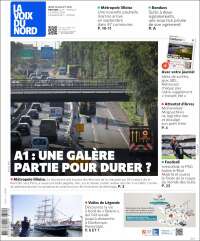 Portada de La Voix du Nord (France)
