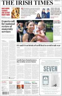 Portada de Irish Times (Ireland)