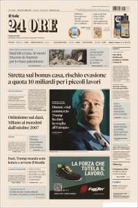 Portada de Il Sole 24 ORE (Italia)