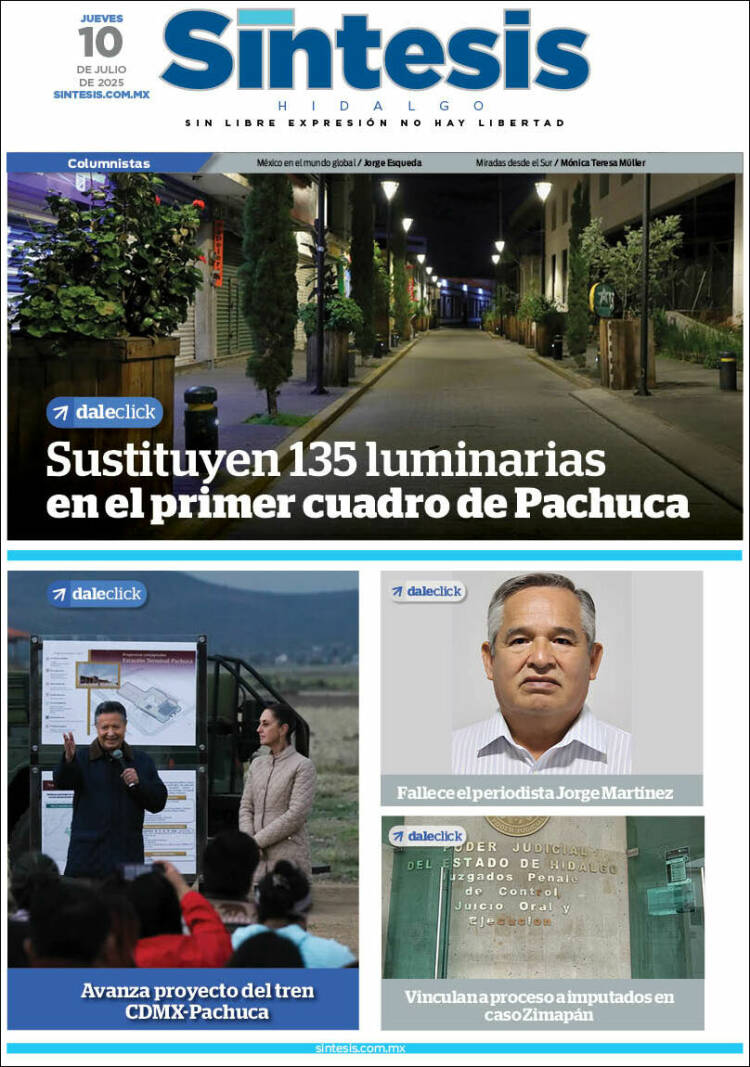 Portada de Sistesis - Hidalgo (México)